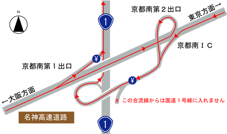 京都南インター図